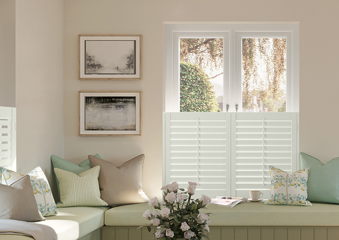 Bromley, Snow White - Cafe Style Plantation Shutter - Image 6